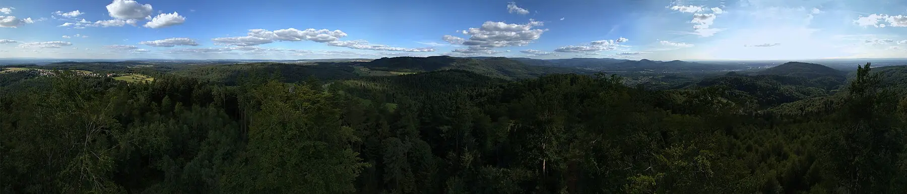 Sommerliches Panorama der Schwarzwald-Hügel
